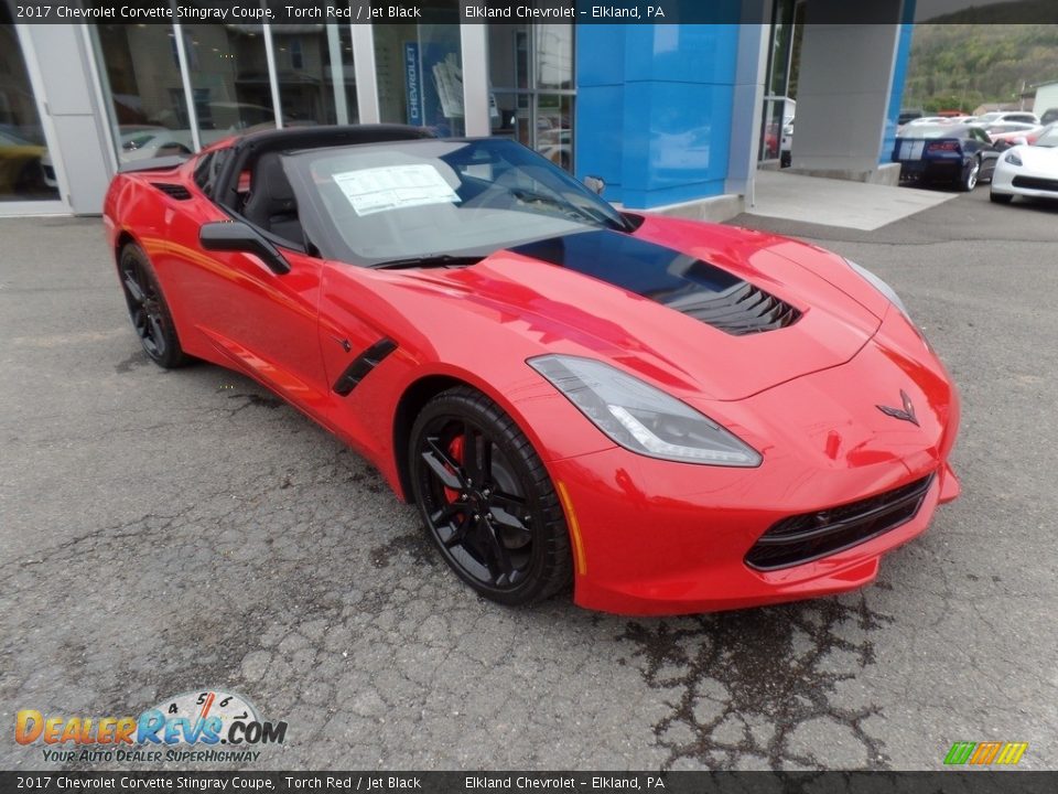 2017 Chevrolet Corvette Stingray Coupe Torch Red / Jet Black Photo #7