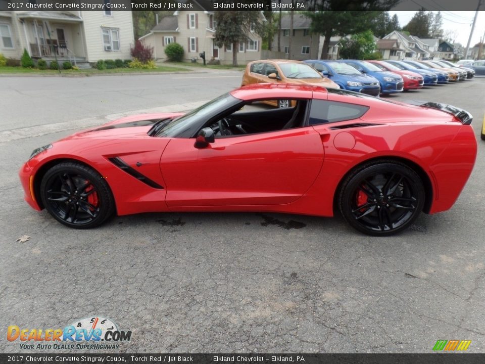 2017 Chevrolet Corvette Stingray Coupe Torch Red / Jet Black Photo #11