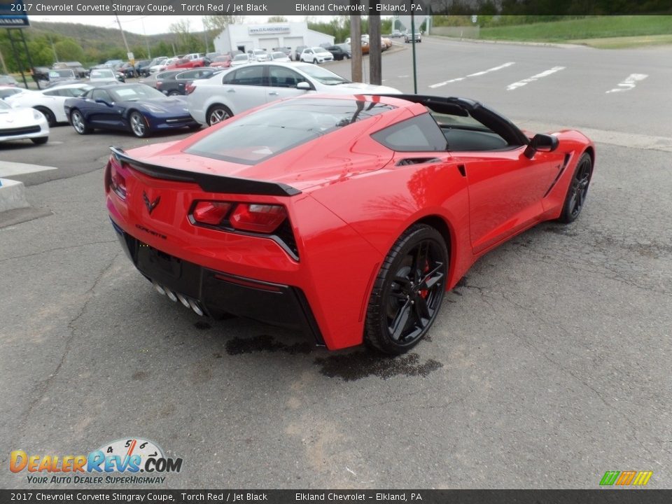 2017 Chevrolet Corvette Stingray Coupe Torch Red / Jet Black Photo #14
