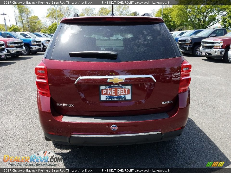 2017 Chevrolet Equinox Premier Siren Red Tintcoat / Jet Black Photo #5