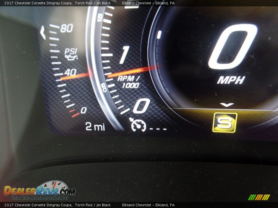2017 Chevrolet Corvette Stingray Coupe Torch Red / Jet Black Photo #31