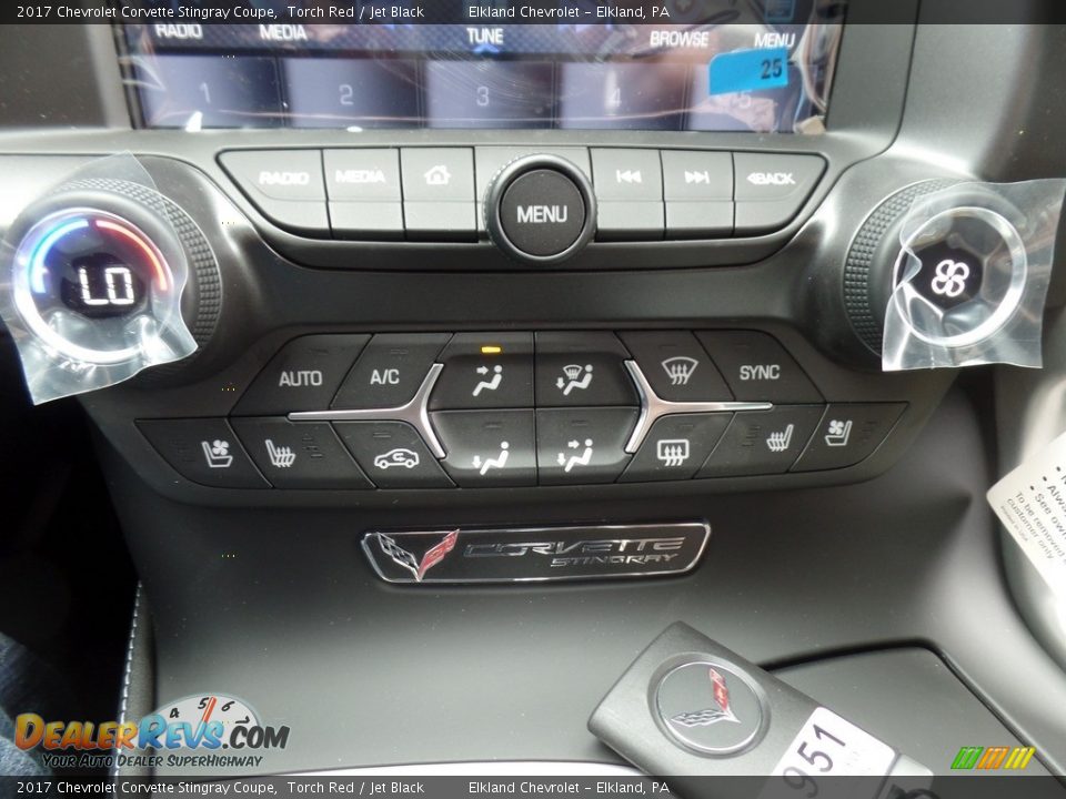 2017 Chevrolet Corvette Stingray Coupe Torch Red / Jet Black Photo #36