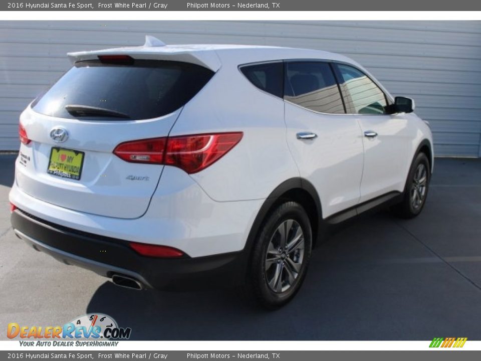 2016 Hyundai Santa Fe Sport Frost White Pearl / Gray Photo #8