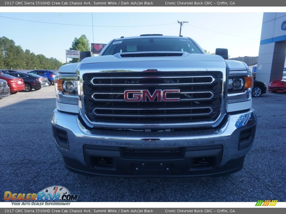 2017 GMC Sierra 3500HD Crew Cab Chassis 4x4 Summit White / Dark Ash/Jet Black Photo #2