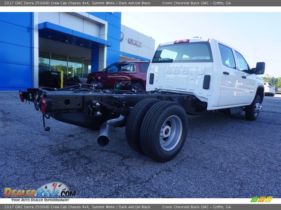 2017 GMC Sierra 3500HD Crew Cab Chassis 4x4 Summit White / Dark Ash/Jet Black Photo #6