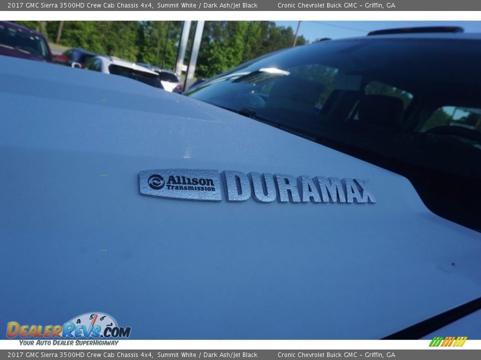 2017 GMC Sierra 3500HD Crew Cab Chassis 4x4 Summit White / Dark Ash/Jet Black Photo #12