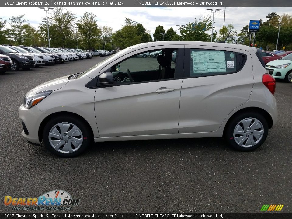 2017 Chevrolet Spark LS Toasted Marshmallow Metallic / Jet Black Photo #3
