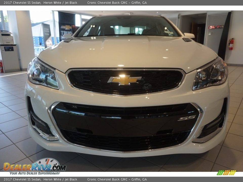 2017 Chevrolet SS Sedan Heron White / Jet Black Photo #2