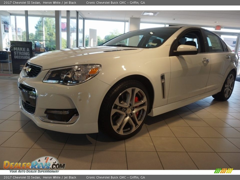 2017 Chevrolet SS Sedan Heron White / Jet Black Photo #3