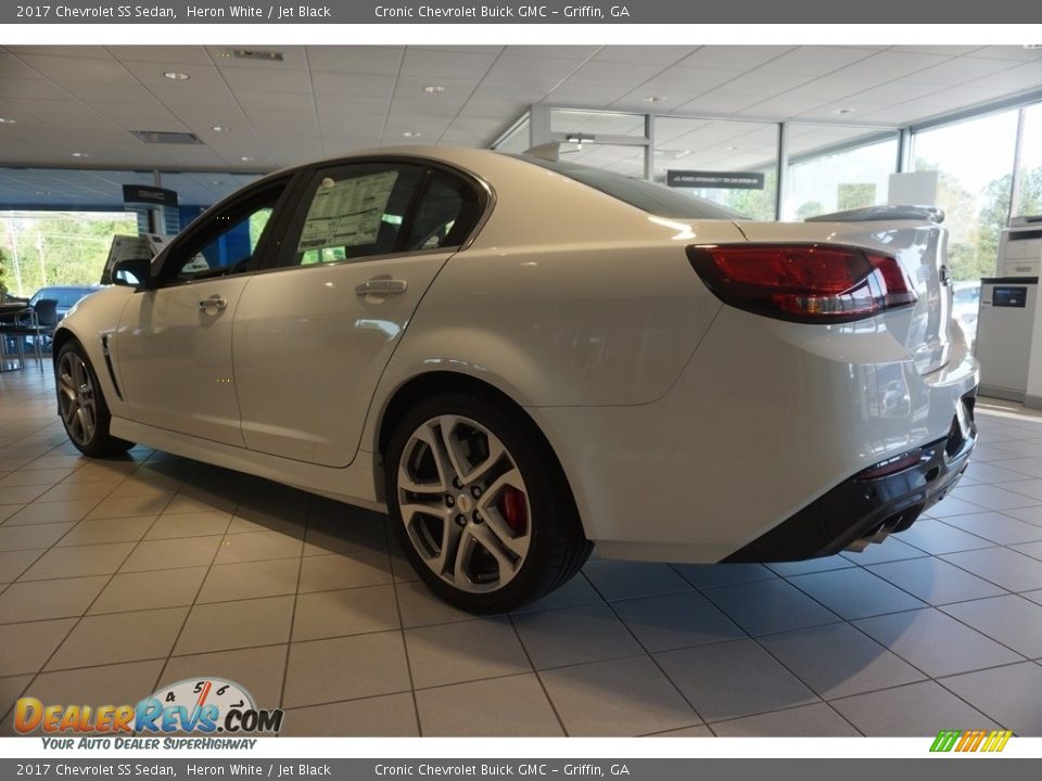 2017 Chevrolet SS Sedan Heron White / Jet Black Photo #4