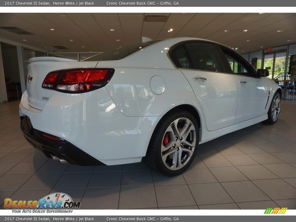 2017 Chevrolet SS Sedan Heron White / Jet Black Photo #6