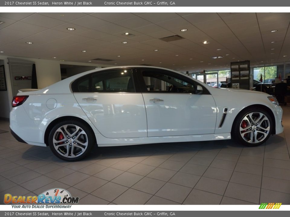 2017 Chevrolet SS Sedan Heron White / Jet Black Photo #7