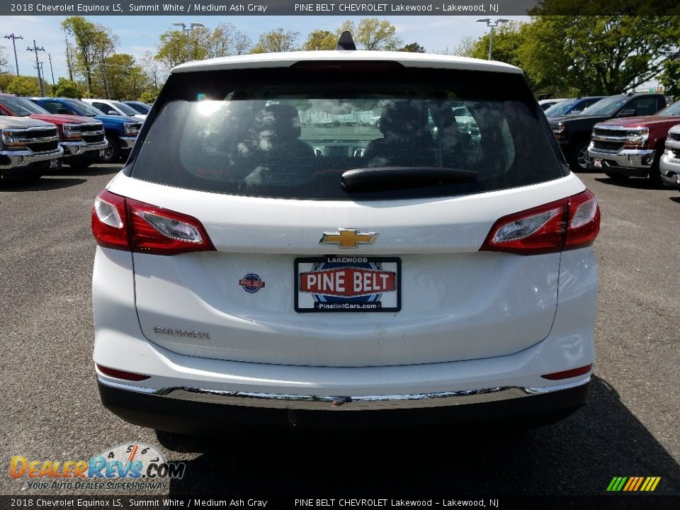 2018 Chevrolet Equinox LS Summit White / Medium Ash Gray Photo #5