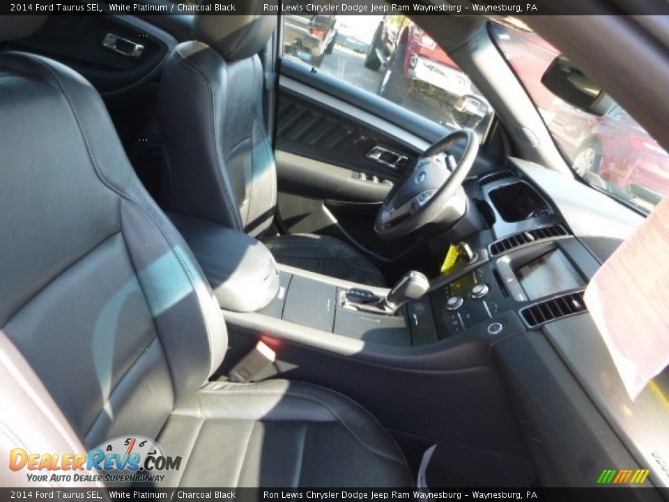 2014 Ford Taurus SEL White Platinum / Charcoal Black Photo #8