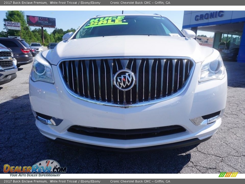 2017 Buick Enclave Premium White Frost Tricoat / Ebony/Ebony Photo #2