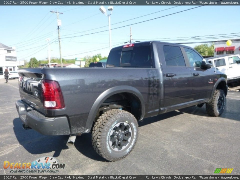 2017 Ram 2500 Power Wagon Crew Cab 4x4 Maximum Steel Metallic / Black/Diesel Gray Photo #5