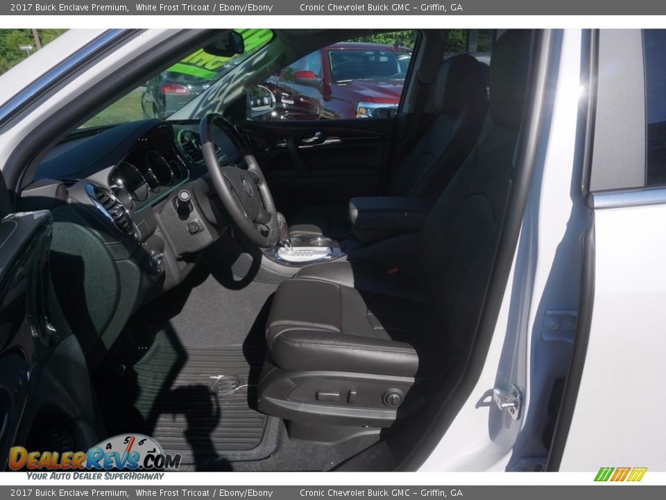 Ebony/Ebony Interior - 2017 Buick Enclave Premium Photo #8
