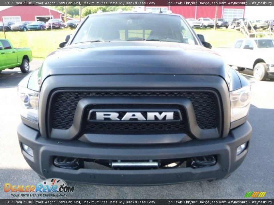 2017 Ram 2500 Power Wagon Crew Cab 4x4 Maximum Steel Metallic / Black/Diesel Gray Photo #12