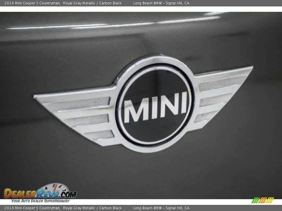 2014 Mini Cooper S Countryman Royal Gray Metallic / Carbon Black Photo #7