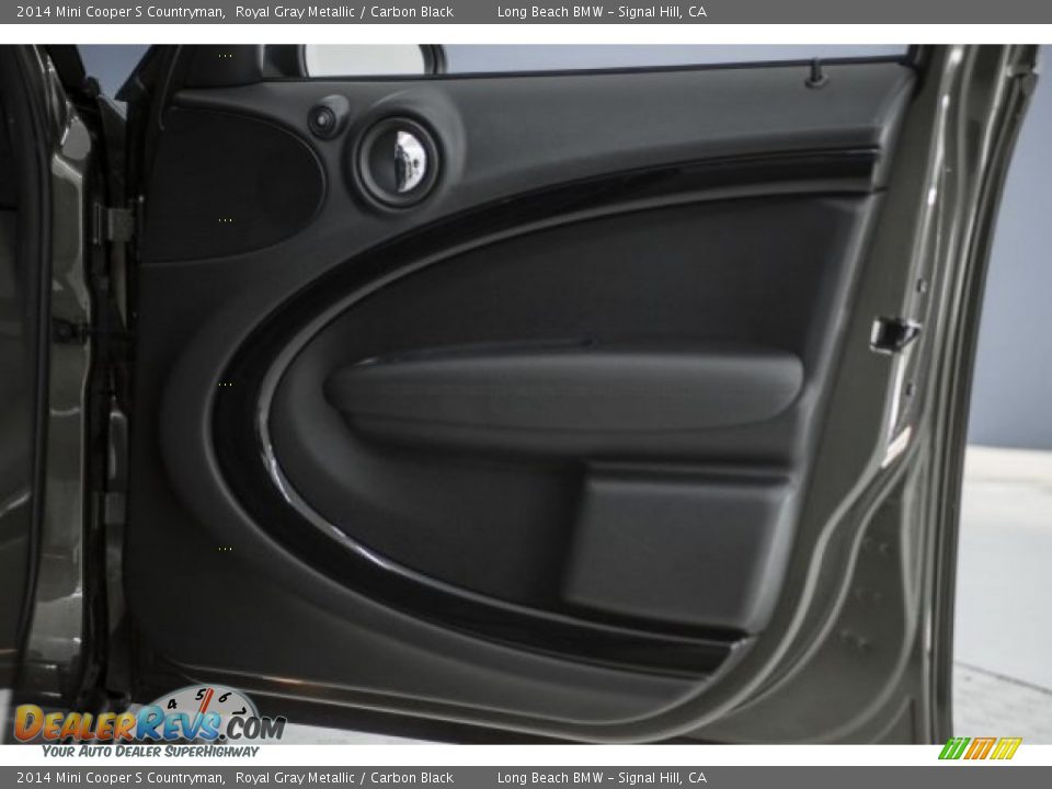 2014 Mini Cooper S Countryman Royal Gray Metallic / Carbon Black Photo #23