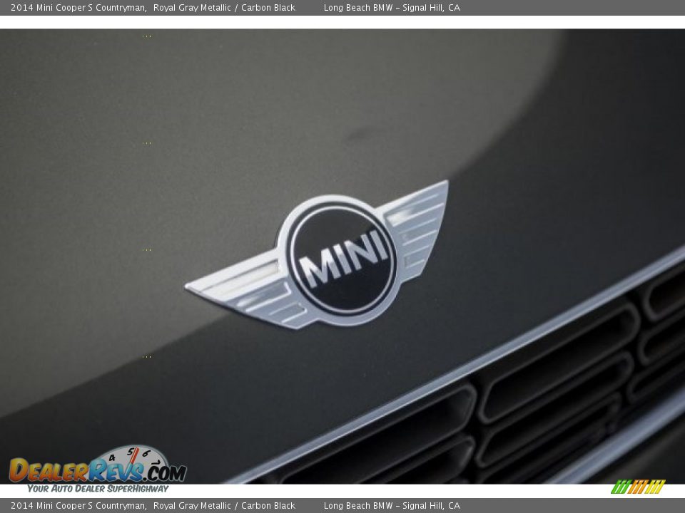 2014 Mini Cooper S Countryman Royal Gray Metallic / Carbon Black Photo #26