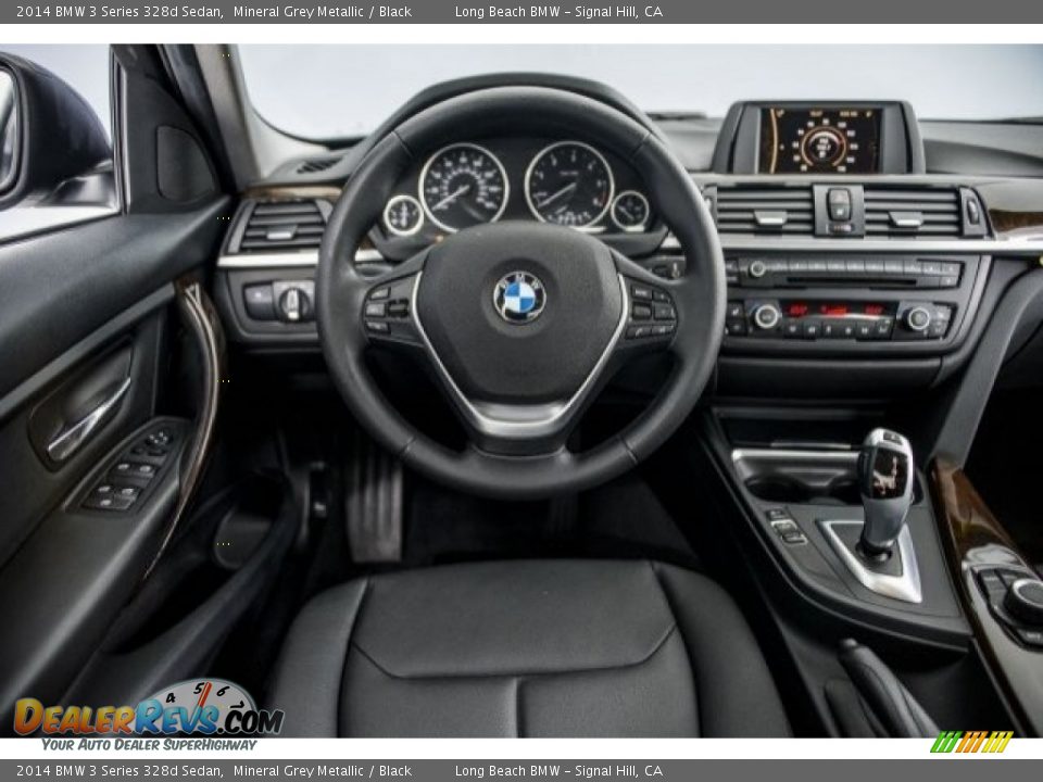 2014 BMW 3 Series 328d Sedan Mineral Grey Metallic / Black Photo #4