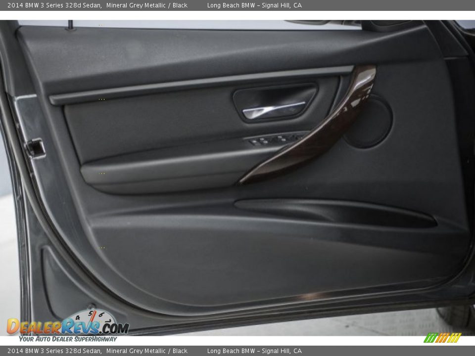 2014 BMW 3 Series 328d Sedan Mineral Grey Metallic / Black Photo #19
