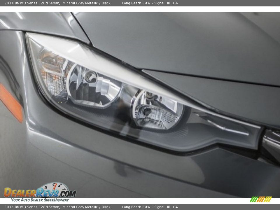 2014 BMW 3 Series 328d Sedan Mineral Grey Metallic / Black Photo #25