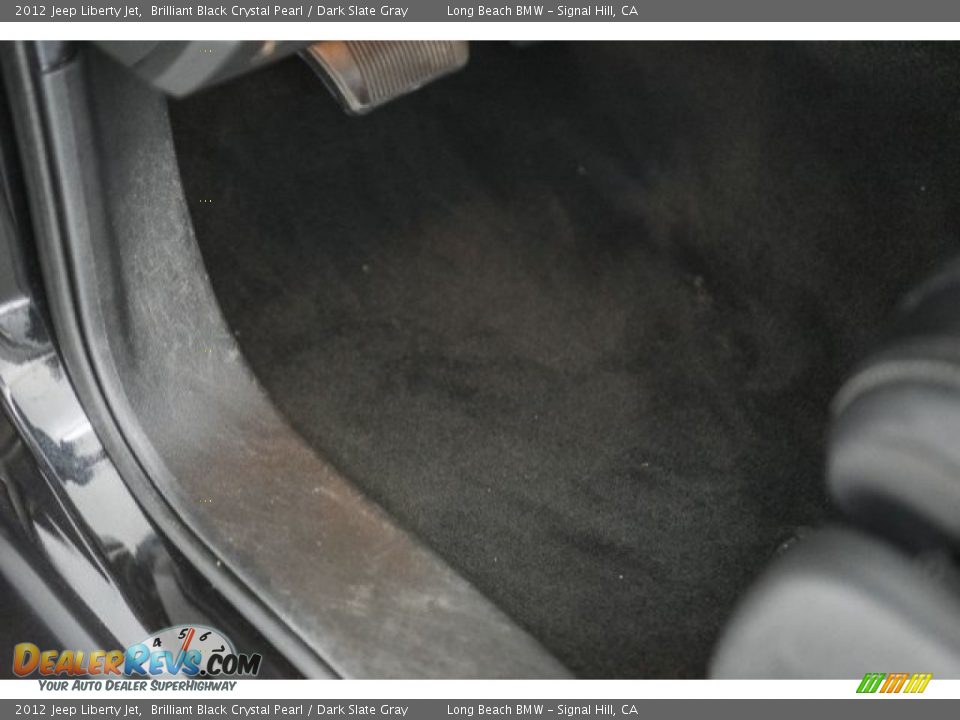 2012 Jeep Liberty Jet Brilliant Black Crystal Pearl / Dark Slate Gray Photo #17