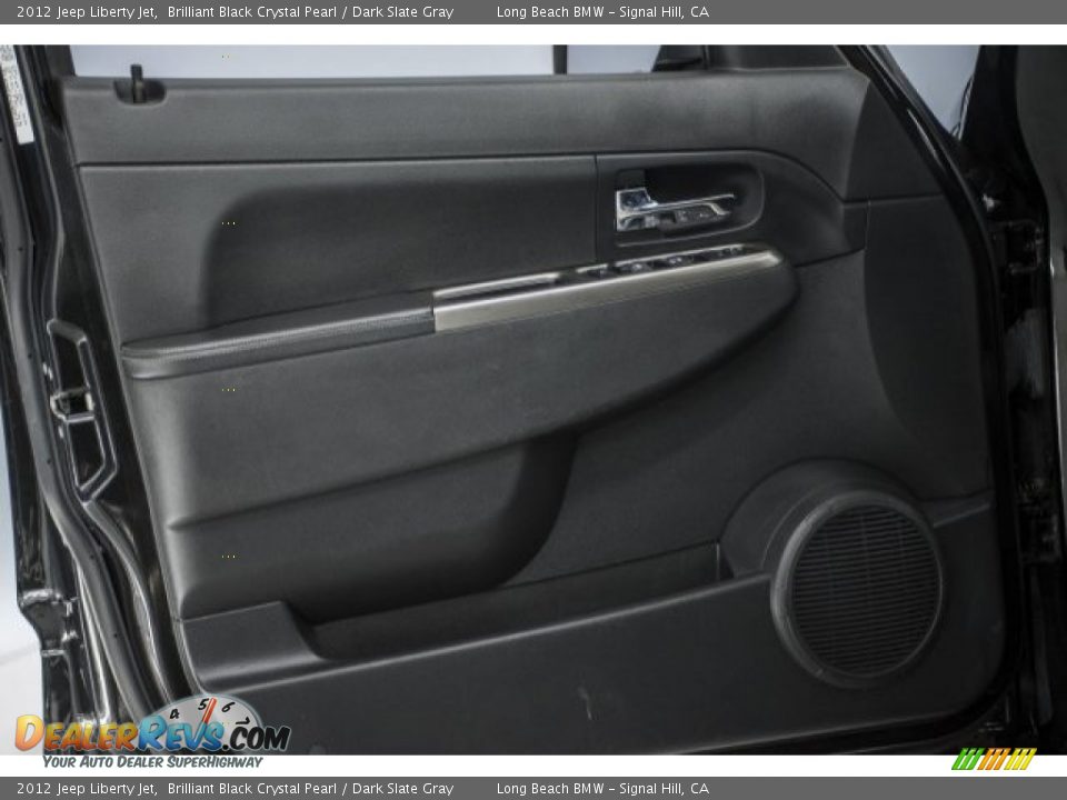 2012 Jeep Liberty Jet Brilliant Black Crystal Pearl / Dark Slate Gray Photo #21