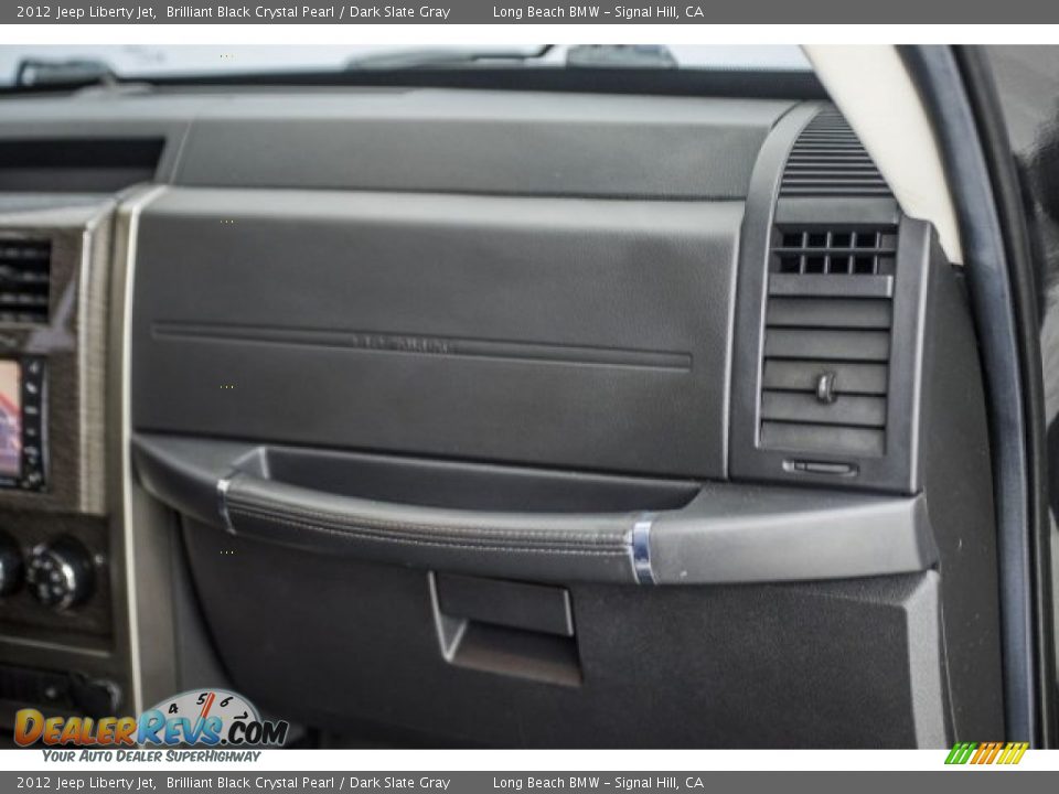 2012 Jeep Liberty Jet Brilliant Black Crystal Pearl / Dark Slate Gray Photo #23