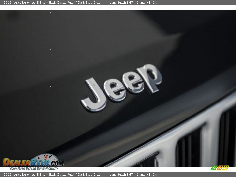 2012 Jeep Liberty Jet Brilliant Black Crystal Pearl / Dark Slate Gray Photo #26