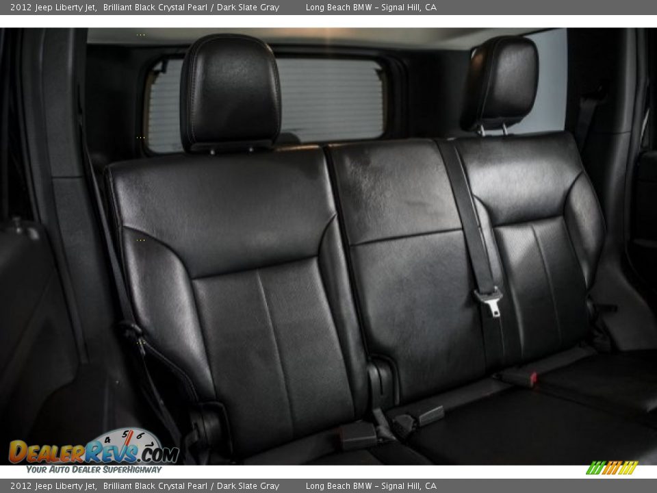 2012 Jeep Liberty Jet Brilliant Black Crystal Pearl / Dark Slate Gray Photo #27