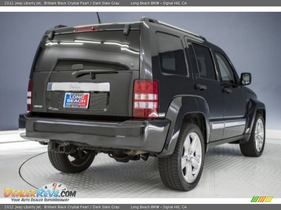 2012 Jeep Liberty Jet Brilliant Black Crystal Pearl / Dark Slate Gray Photo #29