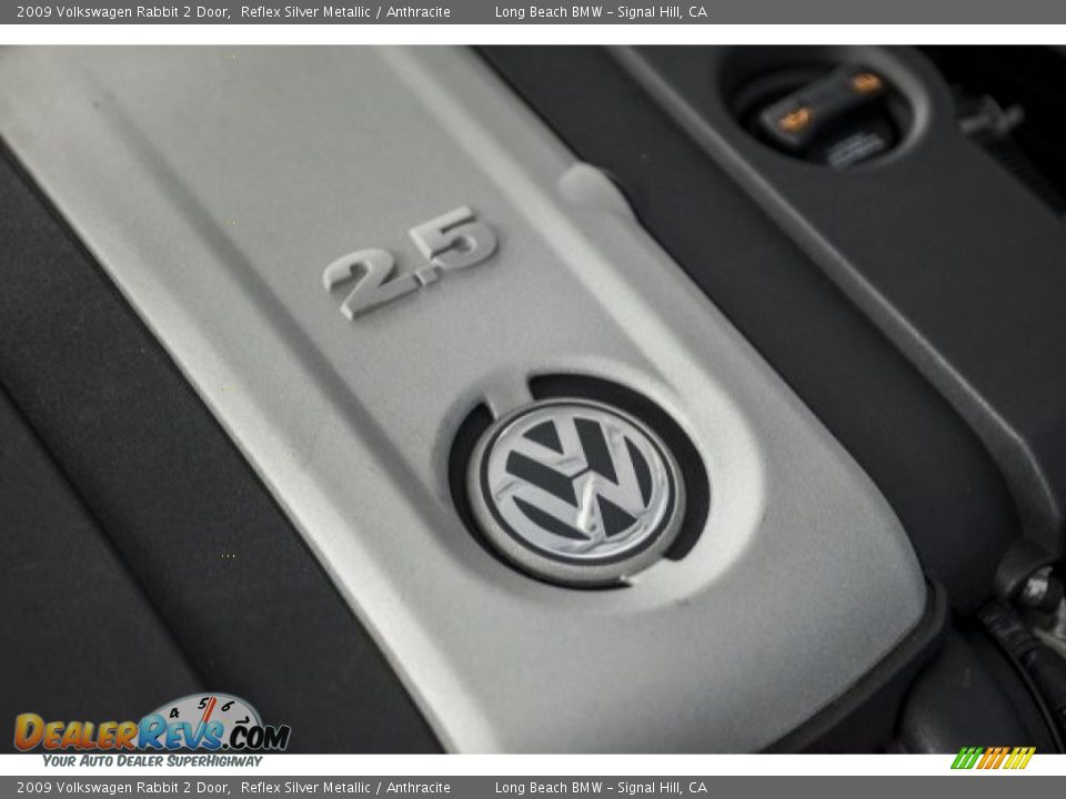 2009 Volkswagen Rabbit 2 Door Reflex Silver Metallic / Anthracite Photo #24