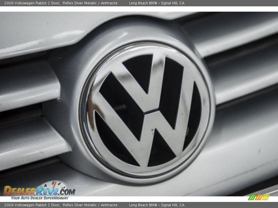 2009 Volkswagen Rabbit 2 Door Reflex Silver Metallic / Anthracite Photo #25