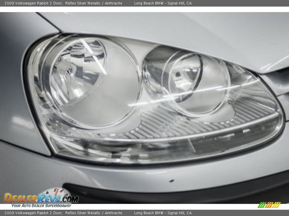 2009 Volkswagen Rabbit 2 Door Reflex Silver Metallic / Anthracite Photo #26