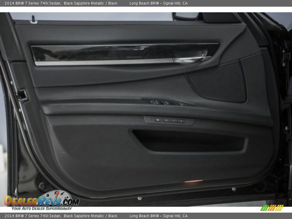 2014 BMW 7 Series 740i Sedan Black Sapphire Metallic / Black Photo #19