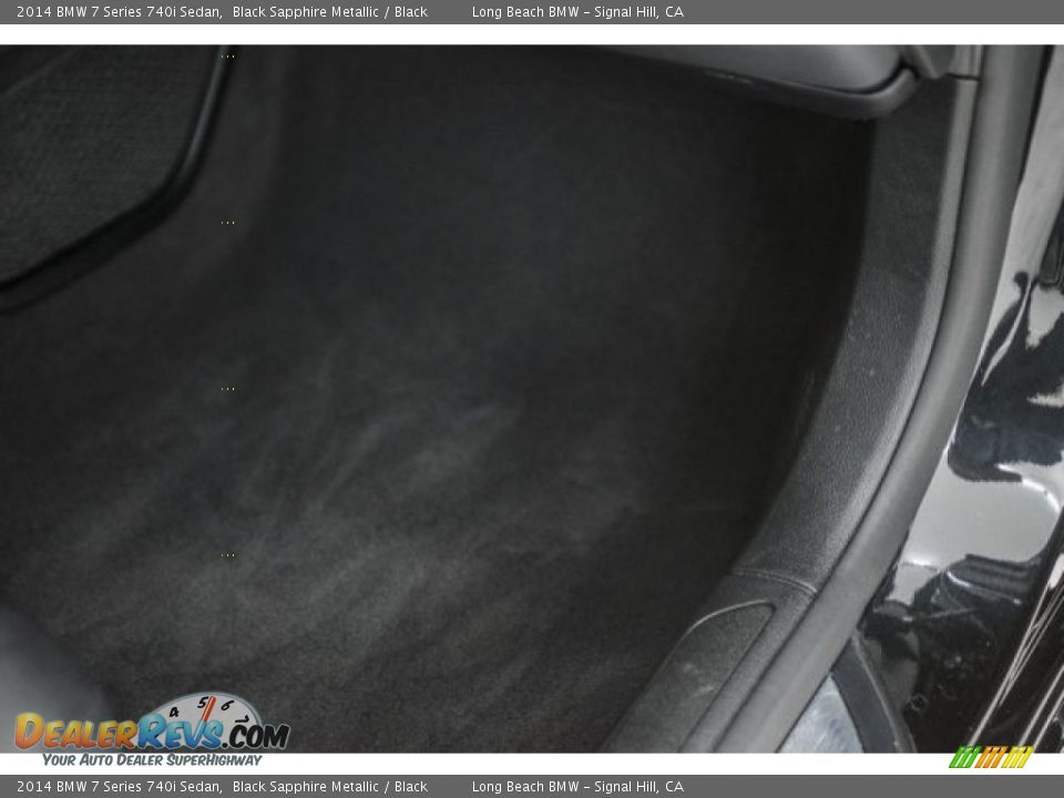 2014 BMW 7 Series 740i Sedan Black Sapphire Metallic / Black Photo #21