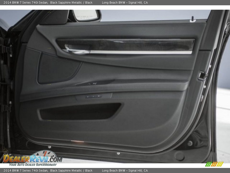 2014 BMW 7 Series 740i Sedan Black Sapphire Metallic / Black Photo #23