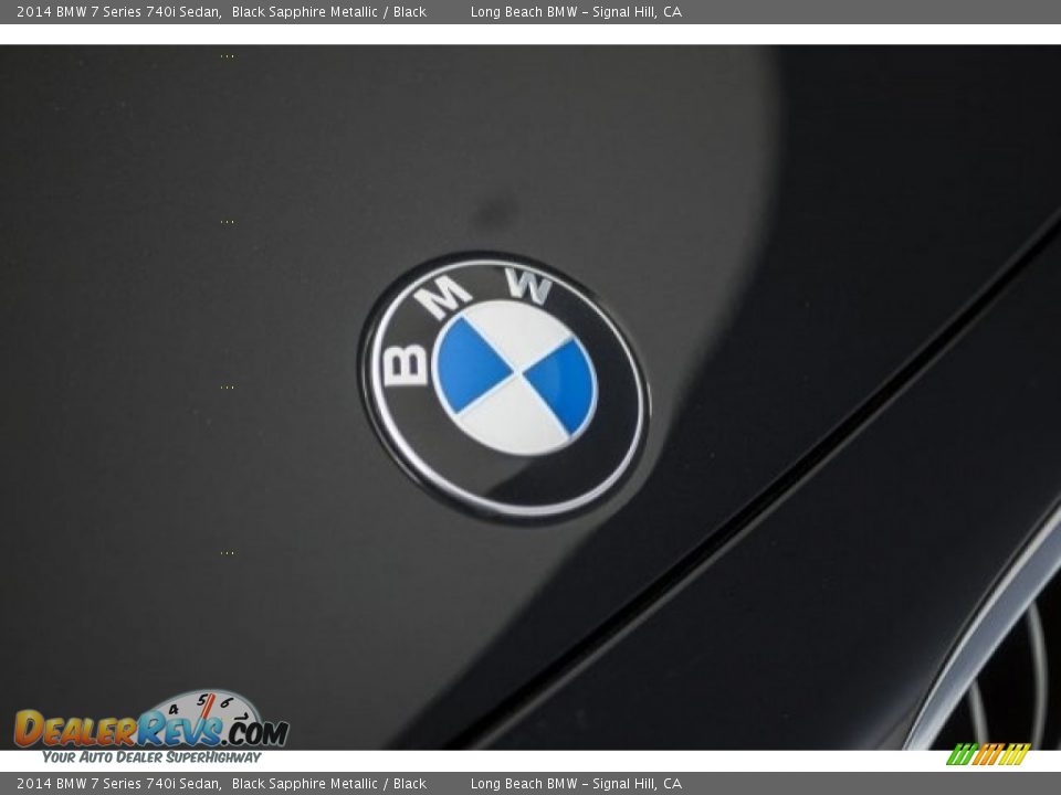 2014 BMW 7 Series 740i Sedan Black Sapphire Metallic / Black Photo #26