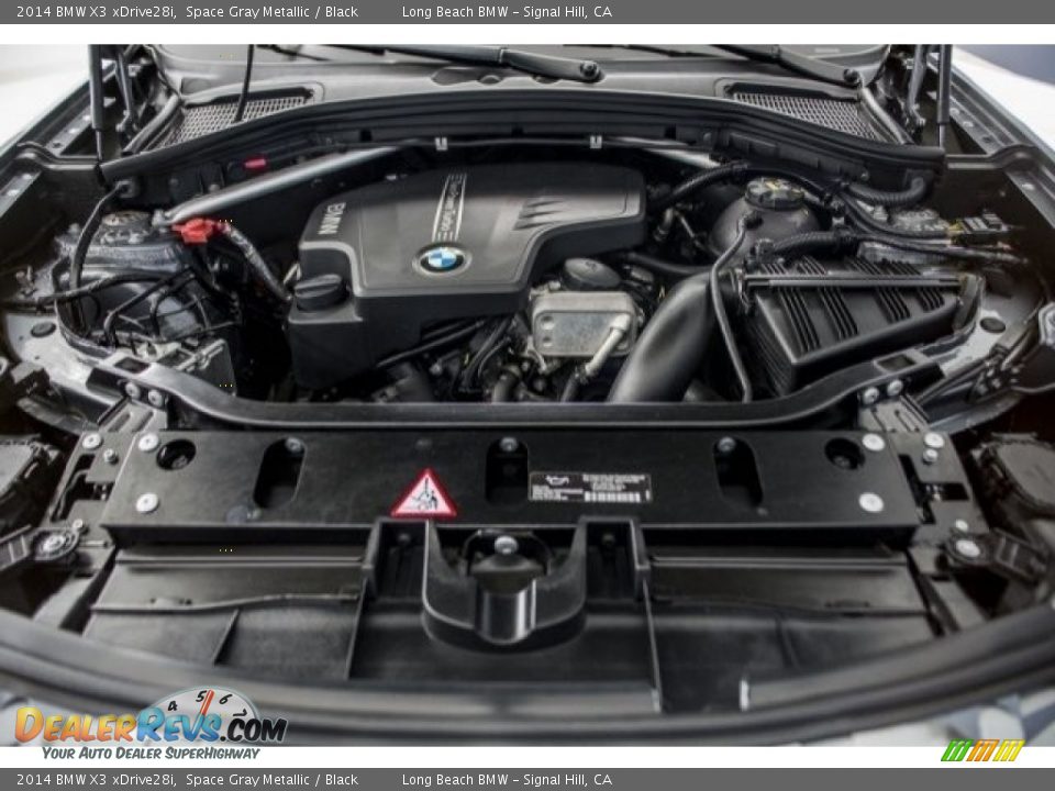 2014 BMW X3 xDrive28i Space Gray Metallic / Black Photo #9