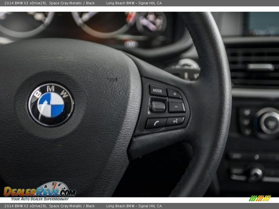 2014 BMW X3 xDrive28i Space Gray Metallic / Black Photo #14