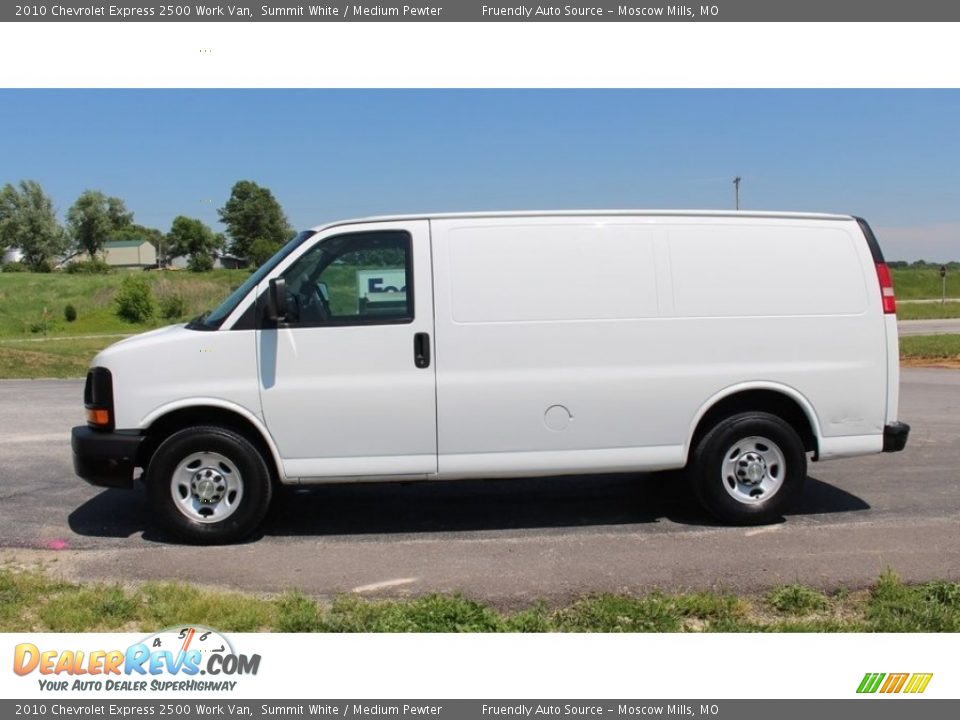 2010 Chevrolet Express 2500 Work Van Summit White / Medium Pewter Photo #2