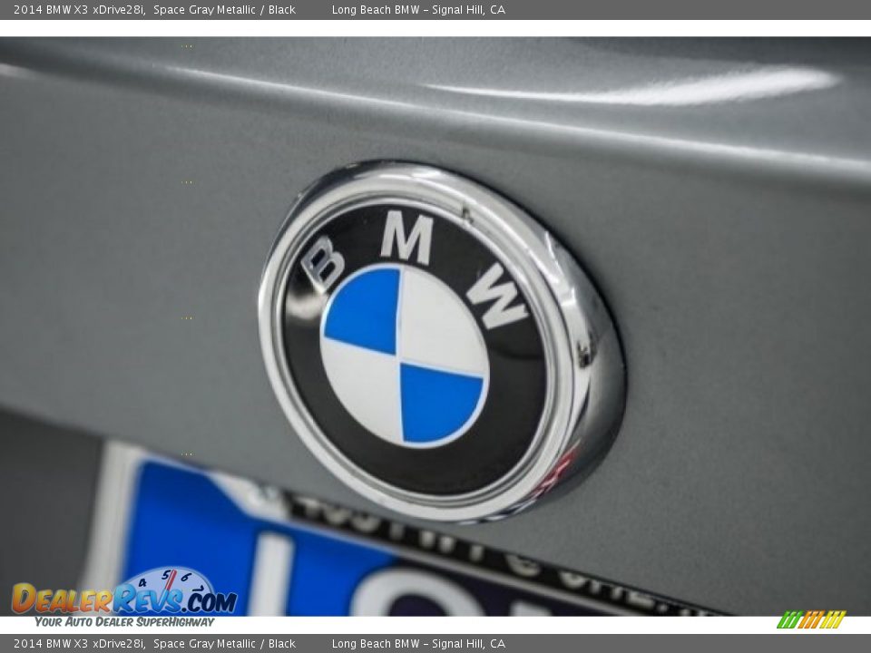 2014 BMW X3 xDrive28i Space Gray Metallic / Black Photo #21