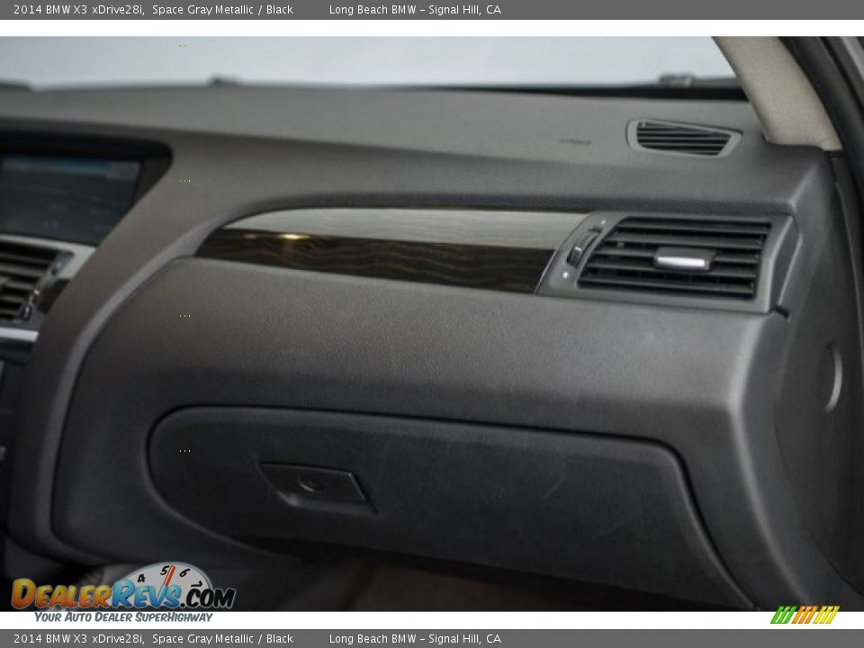 2014 BMW X3 xDrive28i Space Gray Metallic / Black Photo #24