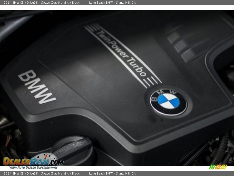 2014 BMW X3 xDrive28i Space Gray Metallic / Black Photo #25