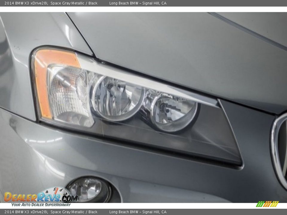 2014 BMW X3 xDrive28i Space Gray Metallic / Black Photo #26
