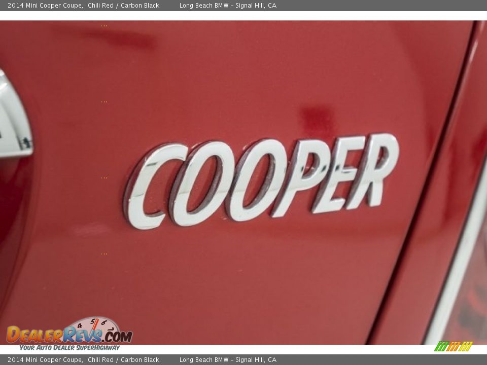 2014 Mini Cooper Coupe Chili Red / Carbon Black Photo #7