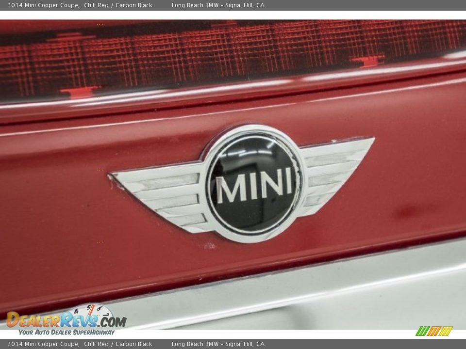 2014 Mini Cooper Coupe Chili Red / Carbon Black Photo #16